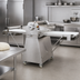 Thumbnail image #3 for Omcan Stainless Steel Floor Model Reversible Dough Sheeter, 20.5-Inch Rollers, 220V