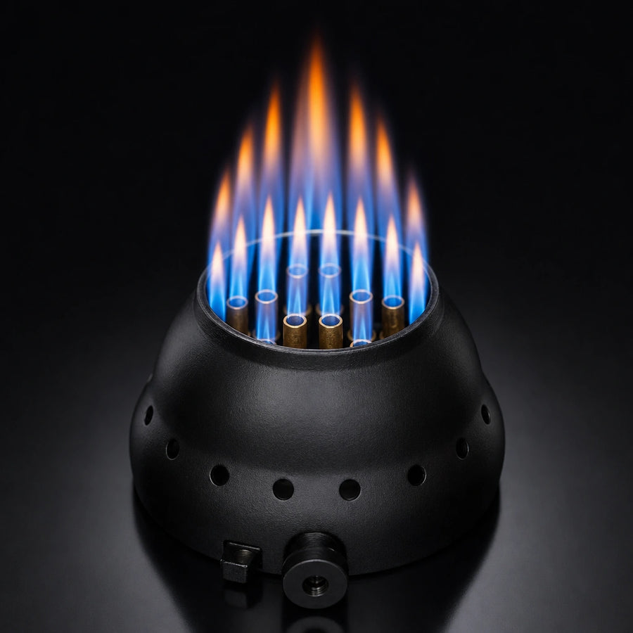 16-Tip Burner Design