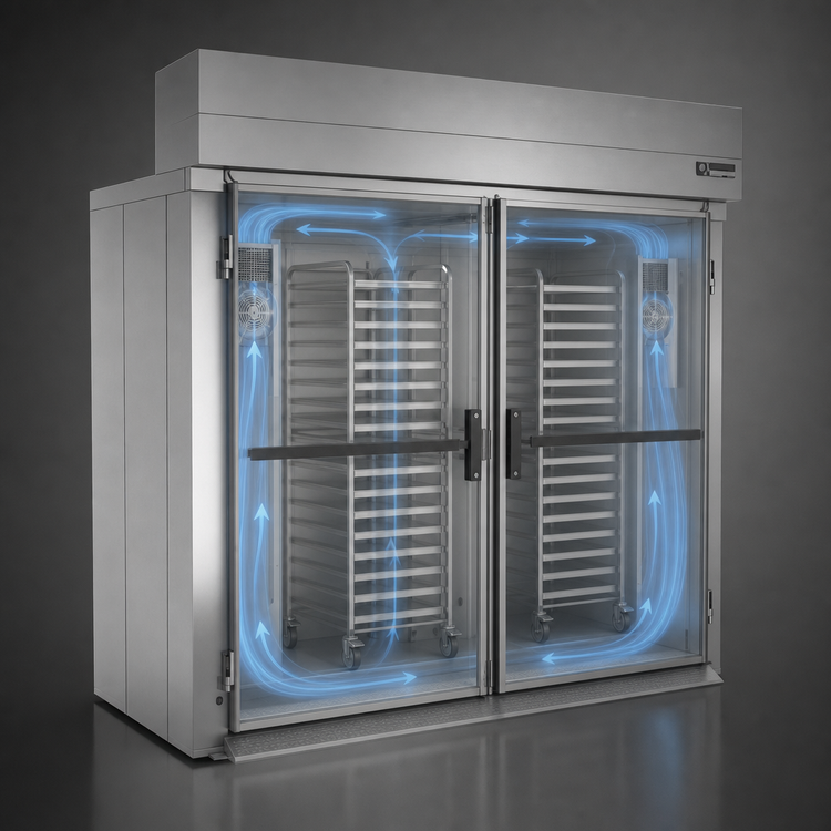 Product image #3 for Baxter PW3S Triple-Wide Roll-In Proofer Cabinet, 60.5-Inch Deep, 2-Door, Electric, Stainless Steel, Floor Model