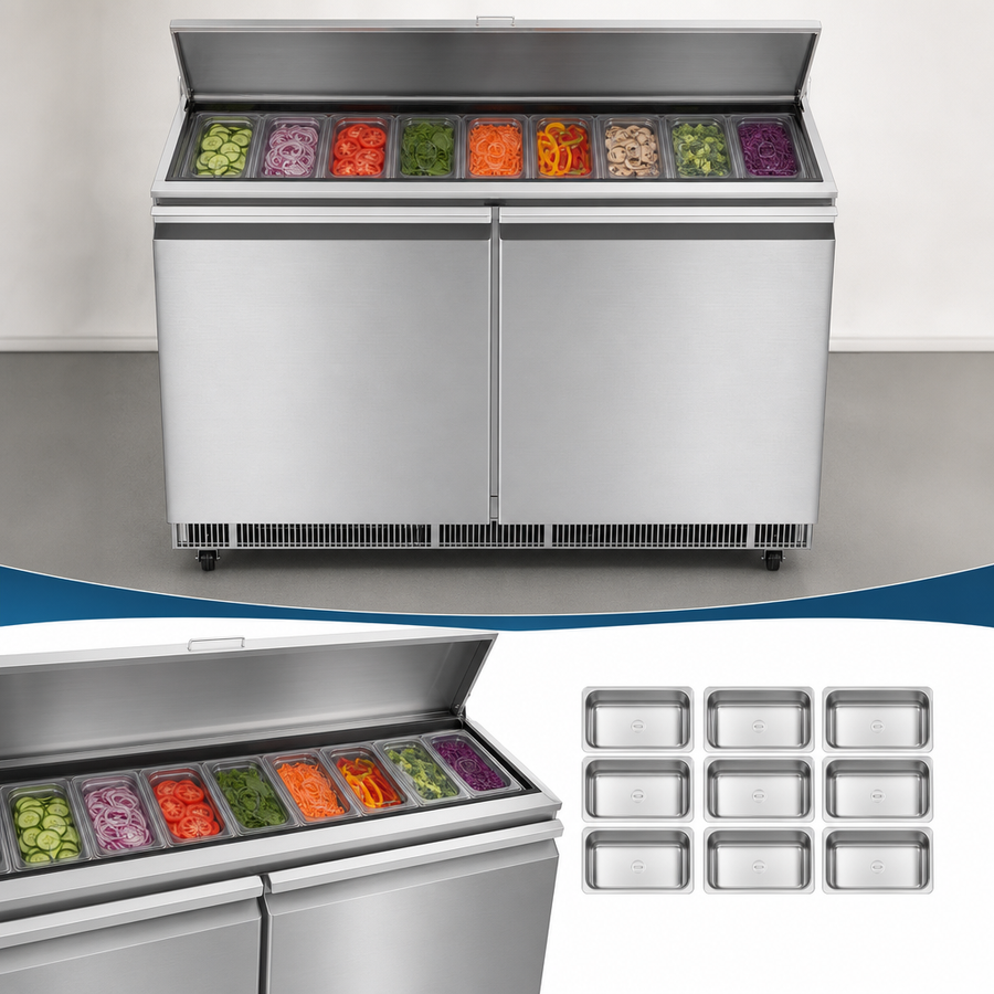 9-Pan Storage Capacity