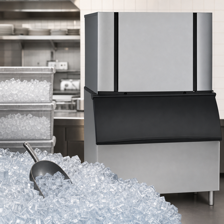 Product image #4 for Ice-O-Matic Elevation Series CIM1447FW Modular Cube Ice Maker, Water-Cooled, Self-Contained, Full Size Cube, 48 Inch Wide