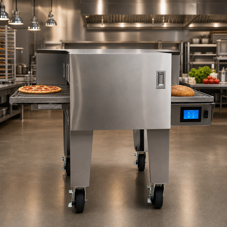 Product image #3 for Lincoln Aperion 24 Series Electric Impinger Conveyor Oven, 24" x 48" Conveyor, Solid Door, Floor Model