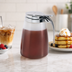 Thumbnail image #3 for Dripcut® 48 oz Tabletop Syrup Dispenser with White Polyethylene Jar and Chrome Plated Top