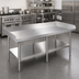 Thumbnail image #3 for Mixrite Stainless Steel Equipment Stand with Adjustable Undershelf, 48-1/4