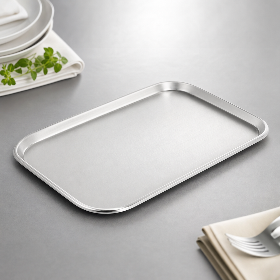 Satin-Finished Stainless Steel