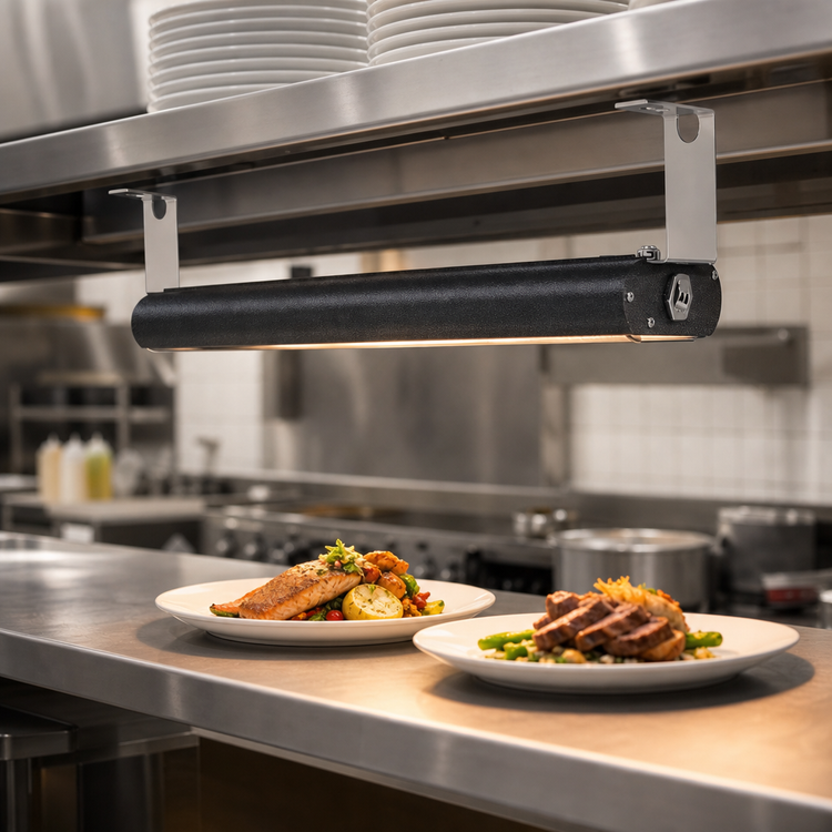Product image #3 for Vollrath 66-Inch Low Profile Unlighted Strip Heat Lamp with Aluminum Housing