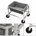 Thumbnail image #3 for Channel Manufacturing All-Welded Stainless Steel 1-Lug Top-Load Lug Rack with 5-Inch Swivel Stem Casters