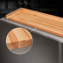 Thumbnail image #3 for John Boos Edge Grain Northern Hard Rock Maple Bakers' Table Top with 4