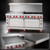 Thumbnail image #3 for American Range Green Flame 72-Inch Gas Combo Range with 48-Inch Griddle, 4 Open Burners, and 2 Convection Ovens