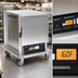 Thumbnail image #3 for Panco Narrow Half-Size Heated Holding Cabinet with Solid Door and Digital LCD Controls