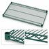Thumbnail image #3 for Quantum 60-Inch W x 30-Inch D Green Epoxy Antimicrobial Wire Shelf, 600-800 lb Capacity