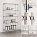 Thumbnail image #3 for Metro Super Erecta Super Adjustable Chrome-Plated Wire Starter Shelving Unit, 24 x 18 x 74 Inches, 5 Shelves