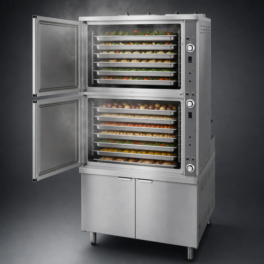 Two Steaming Compartments