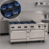 Thumbnail image #3 for Vulcan Endurance 72-Inch Stainless Steel Gas Restaurant Range with 8 Open Burners, 24-Inch Thermostatic Griddle, Standard Oven, and Convection Oven