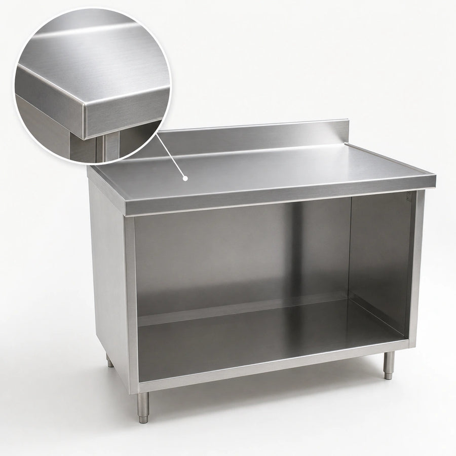 14-Gauge 304 Stainless Steel Top