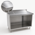 Thumbnail image #3 for Eagle Spec-Master Marine Counter Edge Open Front Work Table Cabinet, 36W x 24D, 14-Gauge 304 Stainless Steel