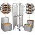 Thumbnail image #3 for Winco Mobile Aluminum Sheet Pan Rack, 30 Full-Size / 60 Half-Size Pan Capacity