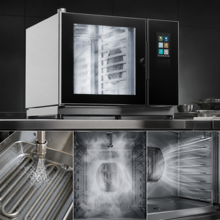 Product image #3 for Blodgett Invoq 62BLE Countertop Electric Boilerless Combi Oven Steamer