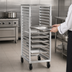 Thumbnail image #3 for Dinex Mobile Full-Height Aluminum Tray Rack, 17-Pan Capacity