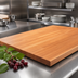 Thumbnail image #3 for Boos Block American Cherry Edge Grain Kitchen Countertop, 84 x 36 x 1-1/2 Inches, Oil Finish