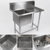 Thumbnail image #3 for John Boos Pro-Bowl 1-Compartment Stainless Steel Sink with Right Drainboard, 40-3/16 x 23-1/2 Inches