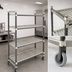 Thumbnail image #3 for Cambro Camshelving Elements XTRA 4-Tier Vented High Density Top Rail Mobile Starter Unit, 18 x 48 x 80 Inches, Speckled Gray