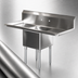 Thumbnail image #3 for Serv-Ware 66-Inch Wide 1-Compartment Economy Sink with Dual 24-Inch Drainboards