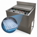 Thumbnail image #3 for BK Resources 24-Inch Underbar Insulated Stainless Steel Ice Bin with 8-Circuit Aluminum Cold Plate, 80 lb Capacity