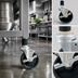 Thumbnail image #3 for John Boos 5-Inch Heavy-Duty Locking Swivel Stem Casters for 1-5/8-Inch Diameter Legs, Set of 4