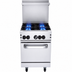 Thumbnail image #4 for Vulcan Endurance 24-Inch 4-Burner Gas Range with Space Saver Oven and Hi-Shelf Backriser
