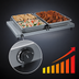 Thumbnail image #3 for Hatco Glo-Ray Free-Standing Heated Shelf, 30 Inch W x 13-3/4 Inch D, Adjustable Thermostat