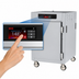 Thumbnail image #3 for Metro C5 8 Series Pass-Thru Controlled Temperature Holding Cabinet, 1/2 Height, Combination Doors, 8 Pan Capacity, 120V