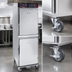 Thumbnail image #3 for Cres Cor Mobile Full-Height Two-Compartment Radiant Cook-and-Hold Cabinet, Stainless Steel
