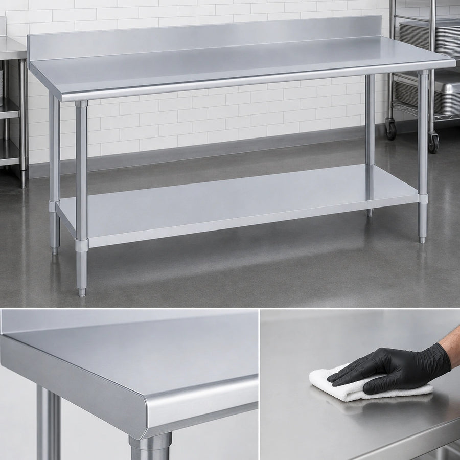 Heavy-Duty Stainless Steel Top