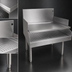 Thumbnail image #3 for Glastender Free-Standing Recessed Stainless Steel Drainboard, 30