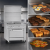 Thumbnail image #3 for Southbend Platinum 36-Inch Heavy Duty Commercial Gas Range with 24-Inch Griddle, 12-Inch Charbroiler, and Cabinet Base