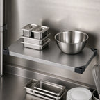 Thumbnail image #3 for Quantum 1430SS Commercial Solid 304 Stainless Steel Shelf with Marine Edge, 30 x 14 Inches