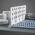 Thumbnail image #3 for MetroMax i 24 Inch x 8 Inch Standard Duty Shelf Divider for Grid or Solid Shelving