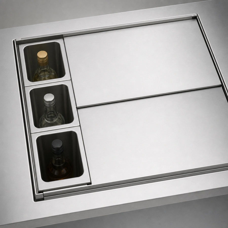 Three-Bottle Capacity