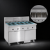 Thumbnail image #3 for Imperial 5-Tank Electric Floor Model Fryer with Built-In Filter System