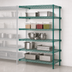 Thumbnail image #3 for Eagle Valu-Gard 5-Tier Wire Add-On Shelving Unit, 60 x 24 x 86 Inches, Green Epoxy Finish