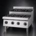 Thumbnail image #3 for Garland Starfire Heavy-Duty 24-Inch Countertop Gas Step-Up Hot Plate with 2 Open Burners and 2 Step-Up Open Burners