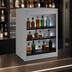 Thumbnail image #3 for Glastender 24-Inch Wide Back Bar Liquor Display Cabinet with Open Front and LED Lighting