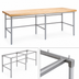 Thumbnail image #3 for John Boos Stainless Steel Baker's Table Frame with Bin Stops and Guides for 60 x 36 Inch Top