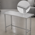 Thumbnail image #3 for Advance Tabco TGLG-246 72 Inch x 24 Inch Commercial Work Table with 304 Stainless Steel Top and Galvanized Open Base