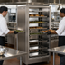 Thumbnail image #3 for Carter-Hoffmann DF1220-4 End-Loaded Doorless Pass-Through Heated Holding Cabinet, 1/2 Size, 4 Heated Shelves