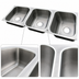 Thumbnail image #3 for Advance Tabco Smart Series 3-Compartment Undermount Sink Bowl, 10 x 14 x 10 Inch, 18 Gauge 304 Stainless Steel