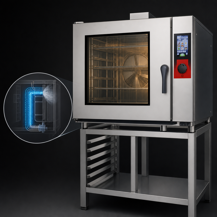 Product image #3 for Vulcan TCM Series 6-Level Half-Size Gas Boilerless Combi Oven
