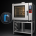 Thumbnail image #3 for Vulcan TCM Series 6-Level Half-Size Gas Boilerless Combi Oven