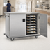 Thumbnail image #3 for FWE Mobile Non-Insulated Patient Tray Cart, Stainless Steel